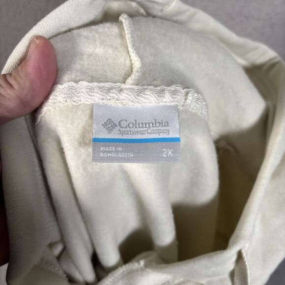 NWT Columbia Women’s Plus Size 2X Trek Graphic Hoodie MSRP $55 Cream Off White - Picture 12 of 12